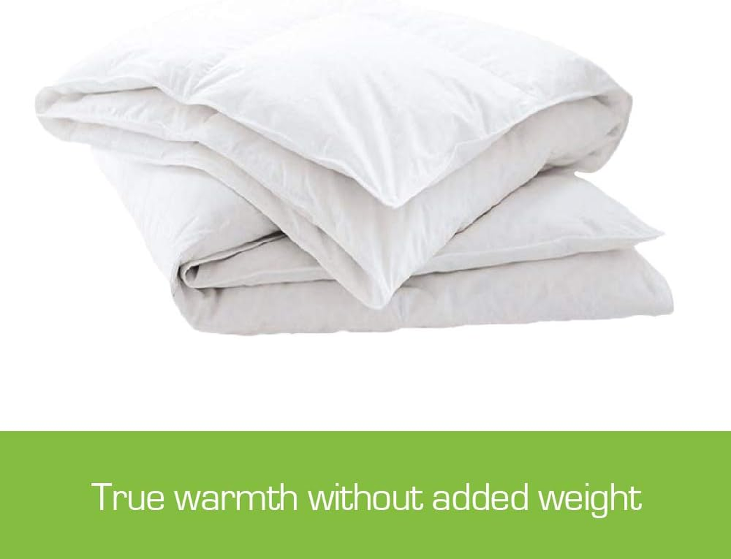 200GSM White Duck down Feather Summer Weight Quilt/Duvet/Blanket (King Single) image number 6