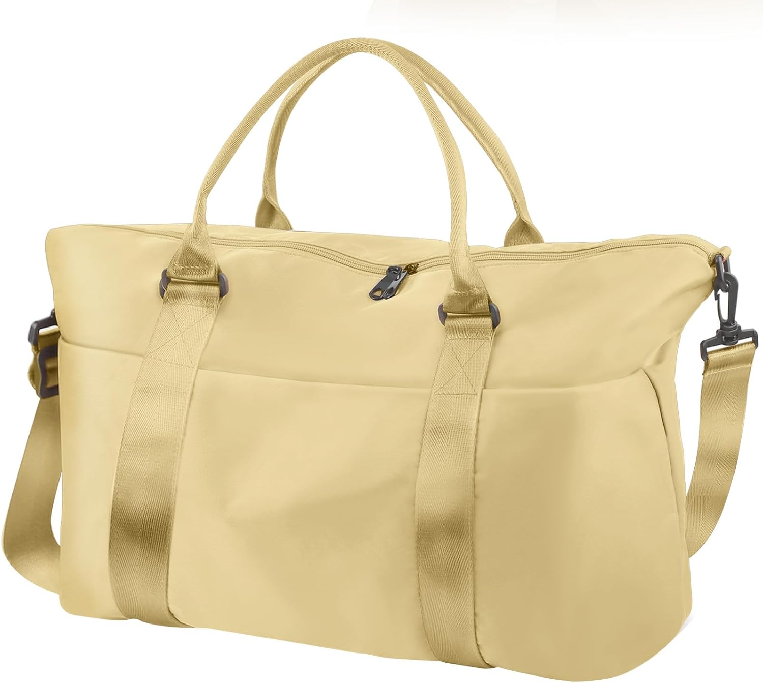 Travel Duffel Bag, Weekender Travel Bag Men Small Gym Bag for Women, Hospital Bag for Labor and Delivery, Overnight Bag Luggage Bag with Trolley Sleeve, Airplane Travel Essentials for Flying, Green