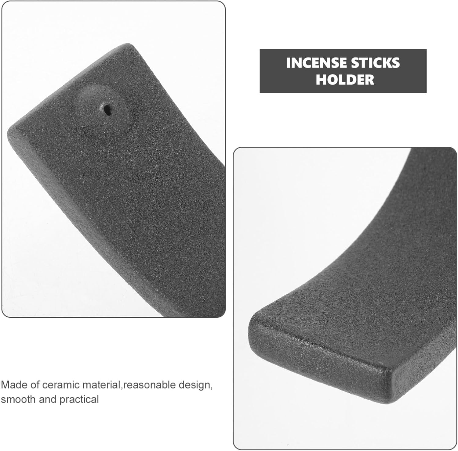 Healvian 2Pcs Ceramic Aromatherapy Stove Incense Burner Stick Holder Home Decor Desk Incense Holder