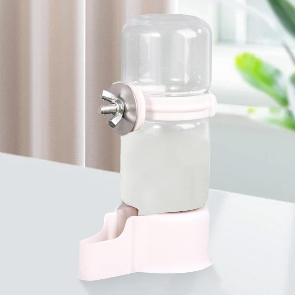 Automatic Pet Water Feeder Bird Cage Suspended Dispenser for Parakeet(White) image number 1