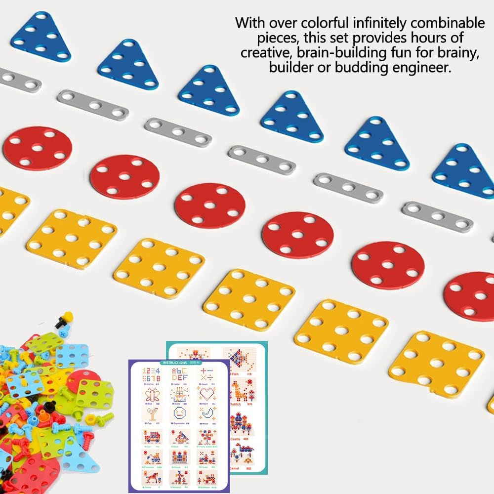 STEM Toys for 3 4 5 6 Year Old, Drill Toy for Kid,Construction Games with Toy Drill,Creative Engineering Building Kits,Kid Tool Set for Toddler Preschool,Educational Toys for Boy and Girl (Dinosaur) image number 4