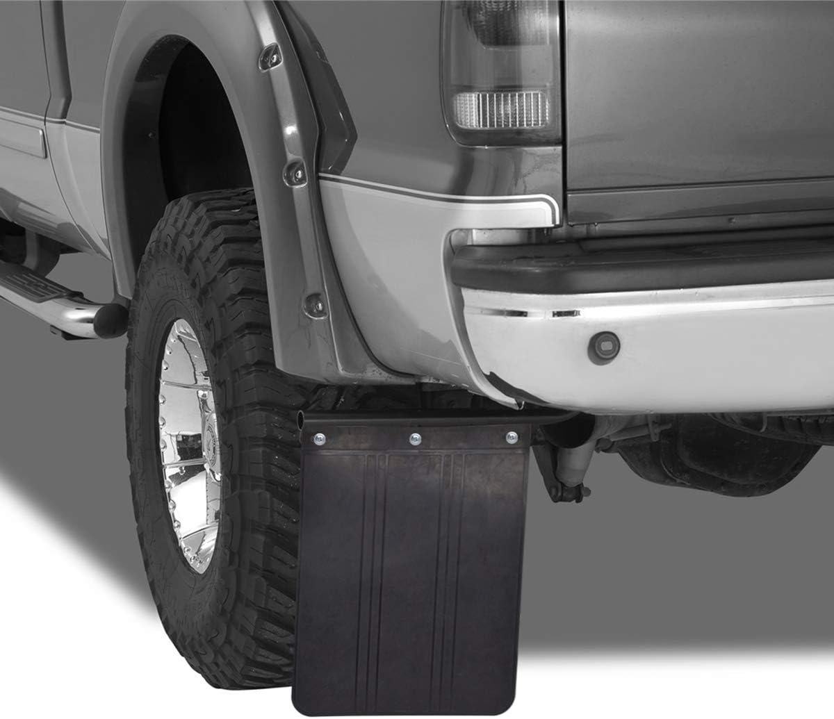 Rubber Mud Flaps Mudflap Mudguards Splash Guards Pair Truck Ute Trailer 381X305Mm (15"X12") 4Wd CARAVAN TIPPER DOG TRUCK Commercial Vehicles Dump Truck Semi Truck image number 6