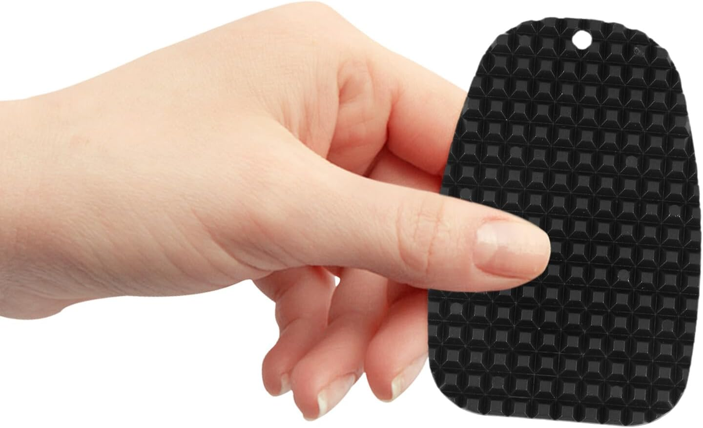 Ipetboom 5Pcs Black Motorcycle Kickstand Puck Set &ndash; Universal Side Stand Parking Extension Pad &ndash; Motorbike Sidestand Protector Plate for Outdoor and Garage Use image number 4