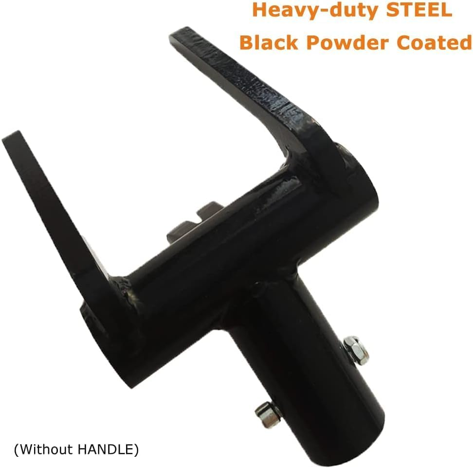 Jinhan Pallet Buster with Nail Puller- Wrecking Pry Bar for Breaking Pallets, Industrial Breaker Removing or Tearing down Woods(No HANDLE), Black