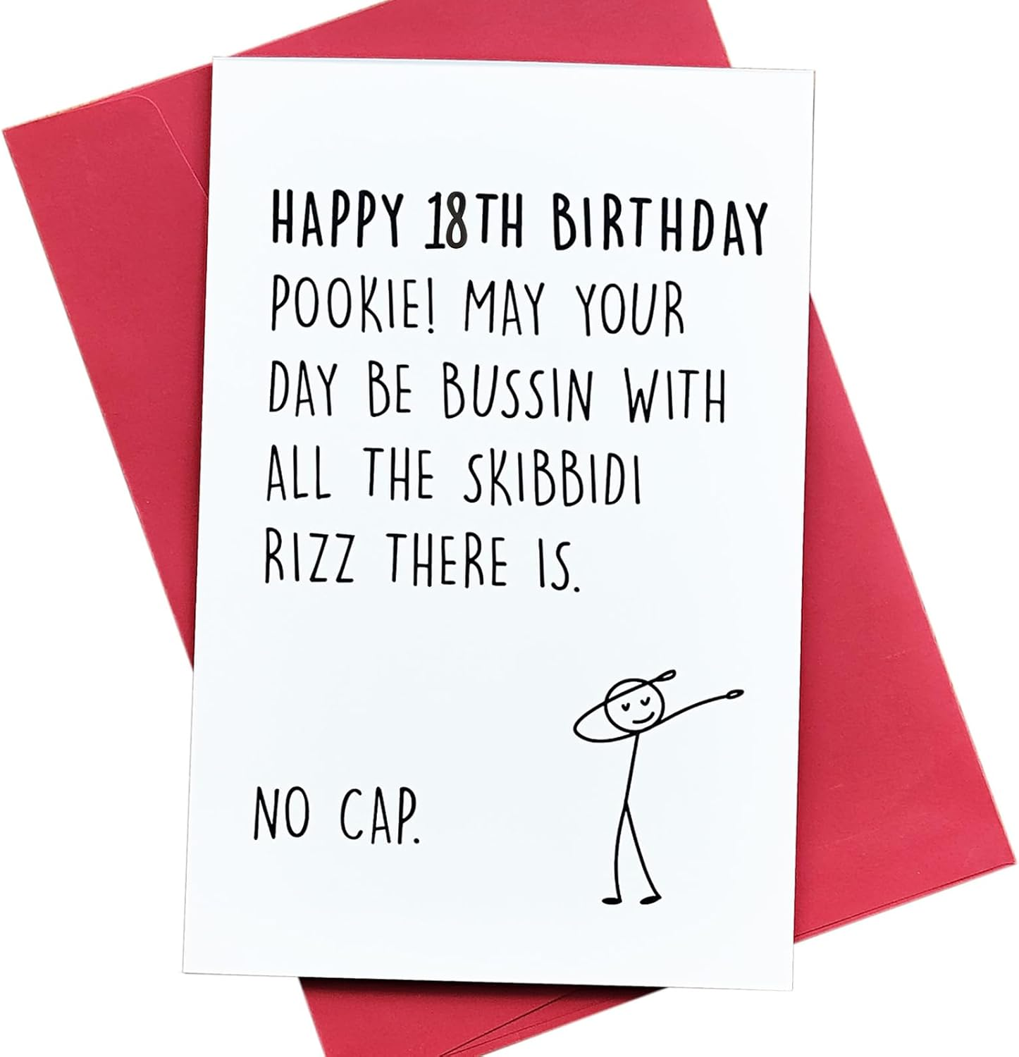 Funny Birthday Card for Boys Girls，14 Year Old Gen Z Slang Meme Design with Envelope Hilarious Birthday Gifts & Decorations for Son Daughter Nephew Niece Teenagers (14TH) - 13Th image number 4