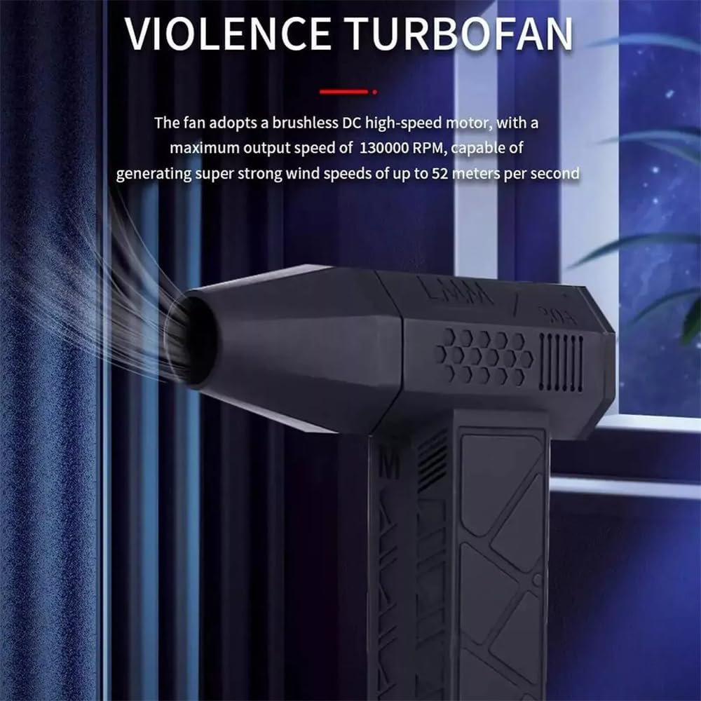 Hydrayne Air Blaster 2.0 Jet Dry Mini Blower 130,000 RPM Super Fan Turbo Powered image number 3