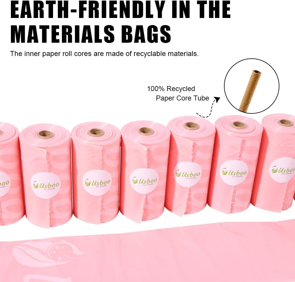 Disposable Diaper Bags for Baby - Cherry Blossom Scented, Disposable Trash Bag with Dispenser - 20 Refill Rolls (300 Pack),Ideal for Diaper Disposal image number 4