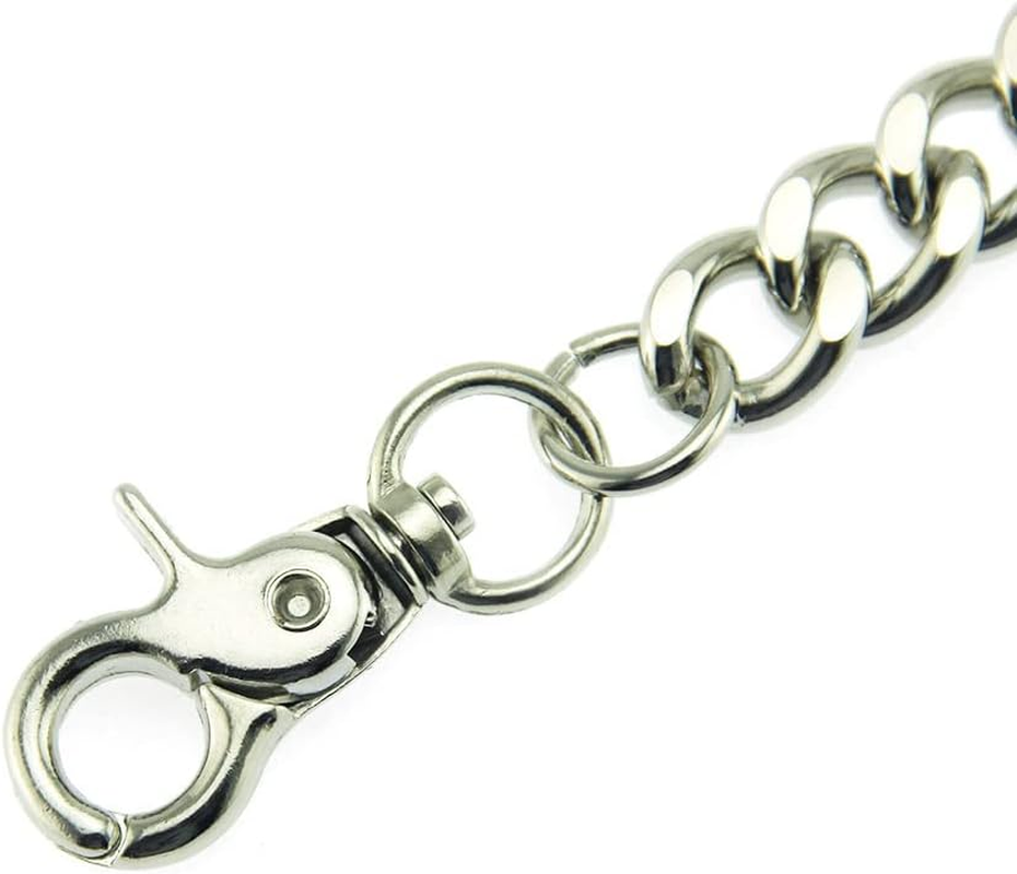 Stainless Steel Wallet Chains for Men Biker Trucker Motorcycle Pants Jean Key Chain image number 1