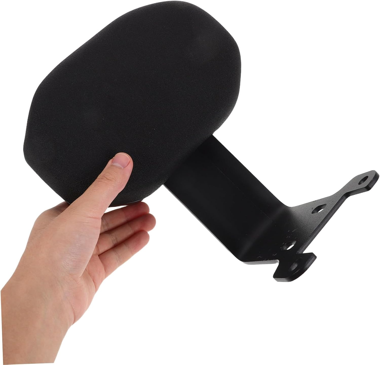 Abaodam Motorcycle Backrest Cushion Pad Thick Comfortable Support for Driver and Passenger Detachable Rear Seat Backrest for Electric Scooters and Motorbikes Weather Resistant Black image number 4