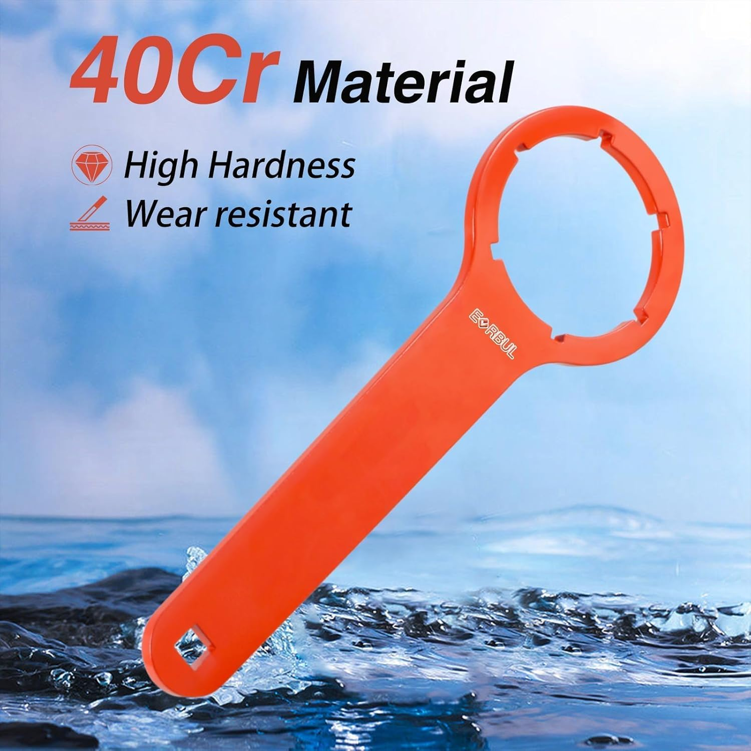 EVRBUL Fuel Filter Water Separator Water Collection Bowl Wrench Installation & Removal Tool Compatible with S3227 S3213 Water Separator for Marine Outboard Motor