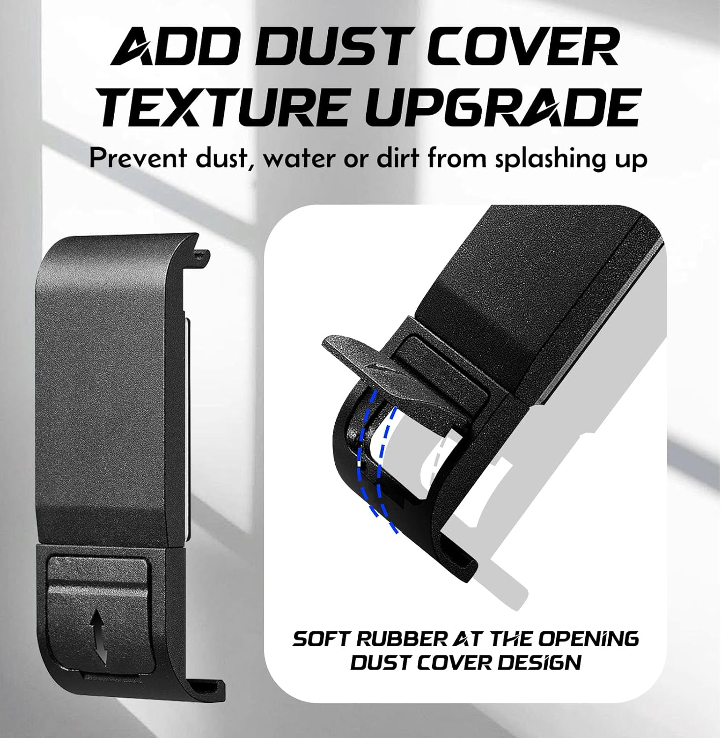 Powerful Replacement Side Door Battery Cover for Gopro Hero 9/10/11/12 Full Protection Side Door Case image number 2