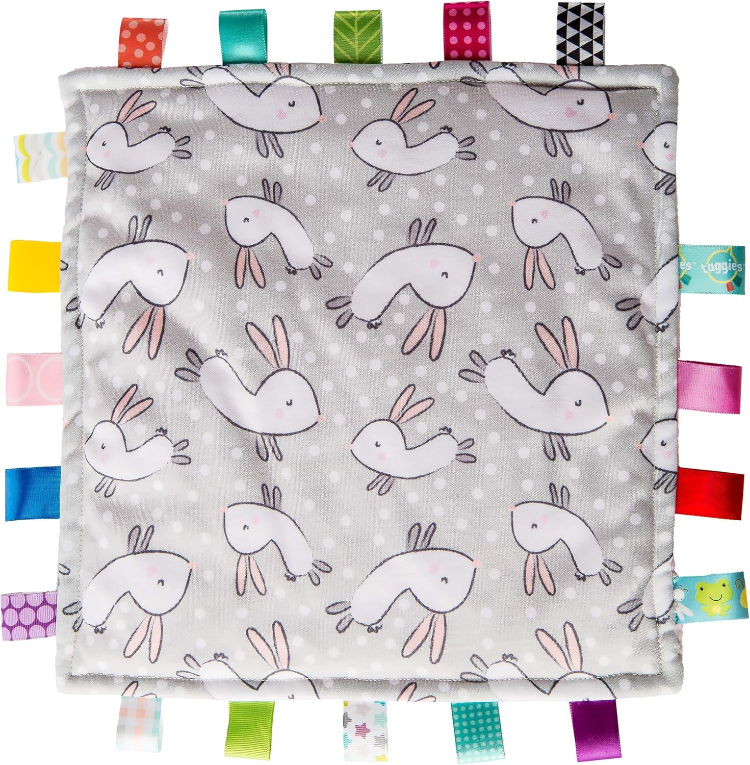 Taggies Original Blanket, 12 X 12, Comfy Bunnies