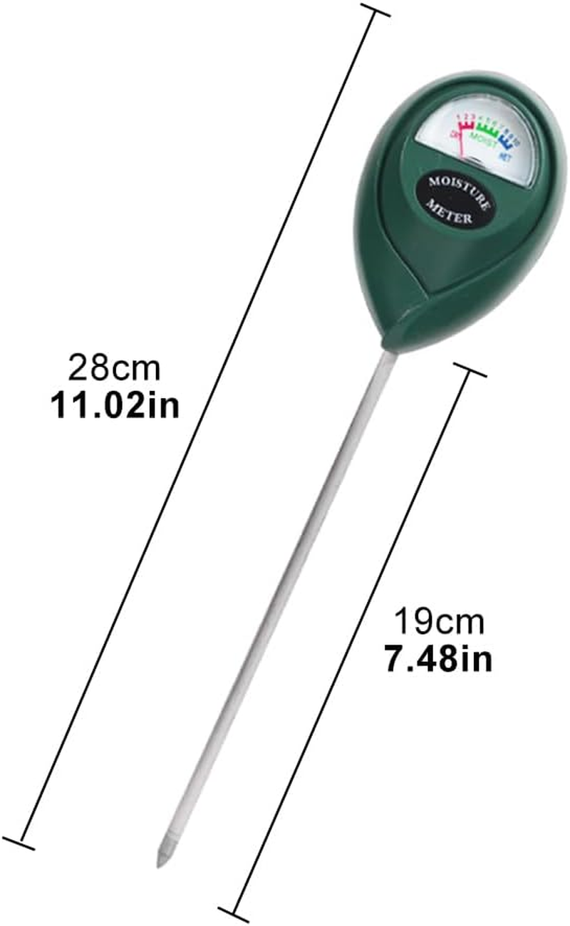 2 Pack Moisture Sensor Meter,Plant Water Monitor, Hygrometer for Gardening, Plant House Plants and Outdoor Plants, No Batteries Required
