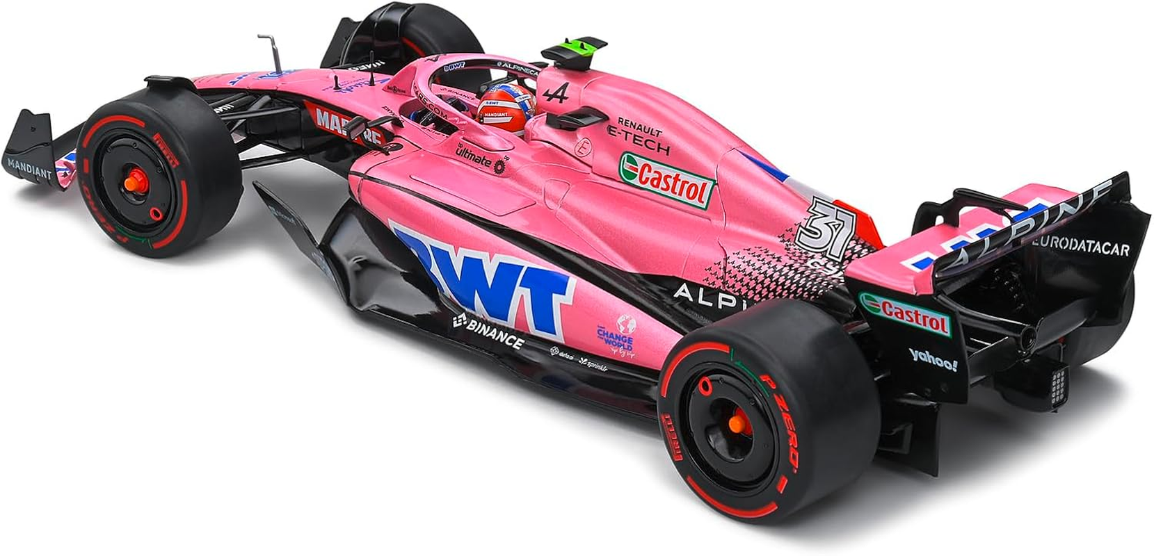 Solido 1:18 Scale Alpine A522 Arabia Saoudia GP 2022- E.Ocon Model image number 2