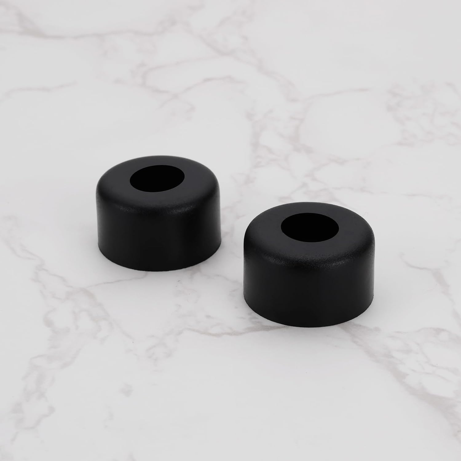 SG Store 16PCS round Black Rubber Speaker Feet with Stainless Washer, 25X15Mm image number 2