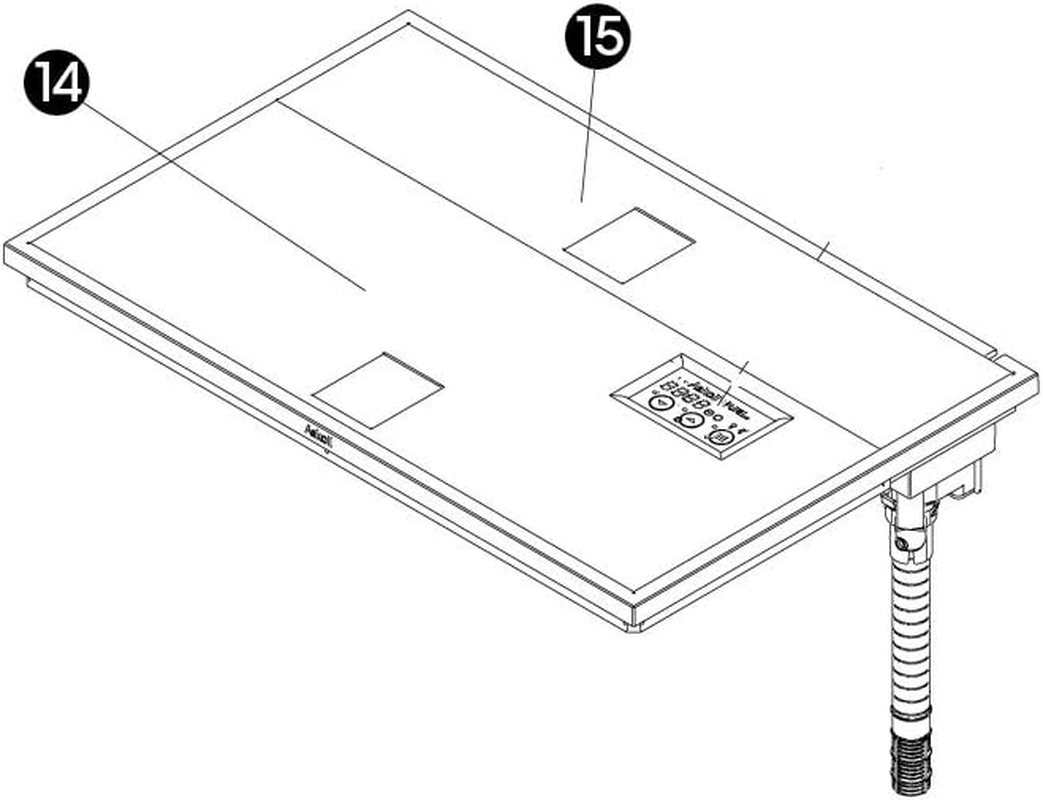Askoll AB350069 Cover Lighting and Cover Filters Black PURE L LED image number 1