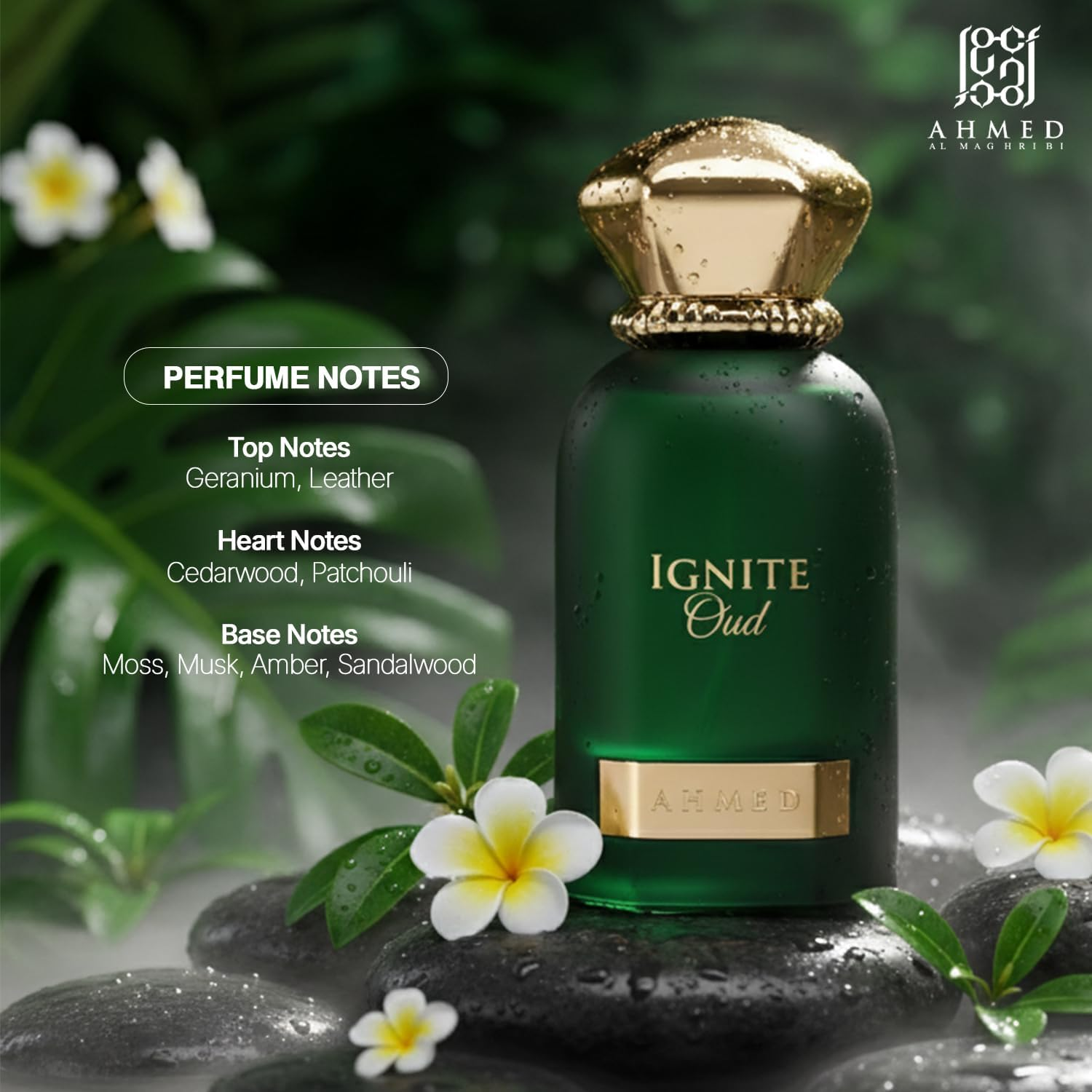 Ignite Oud by Ahmed Al Maghribi for Unisex - 2.02 Oz EDP Spray image number 3