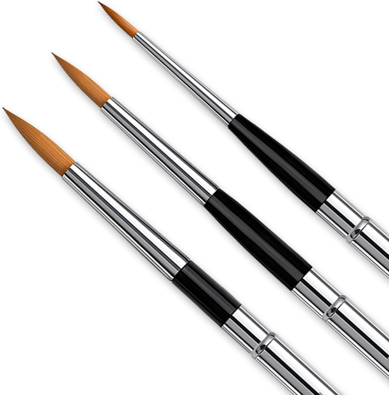 Travel Watercolor Brushes, Travel Kit with Leather Pouch Perfect for Watercolor Acrylics Gouache Ink Painting image number 2