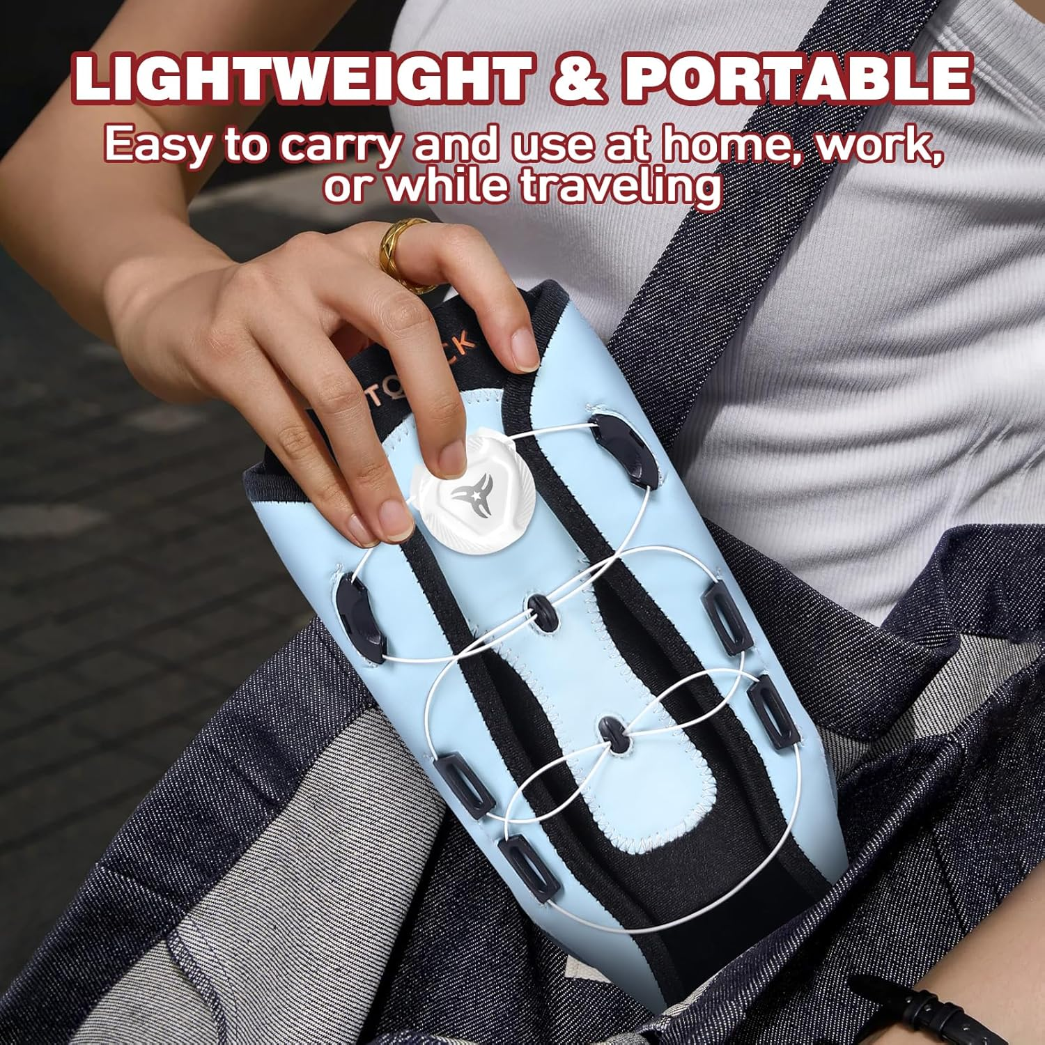 Ankle Brace for Sprained Ankle, Adjustable Knob Support with Removable Metal Splints, KTQUICK Breathable Ankle Stabilizer for Unsex, Pain Relief for Swelling, Injury Recovery&Sports,S(Shoes 5&lsquo;&rsquo;-8.5&lsquo;&rsquo;) image number 5