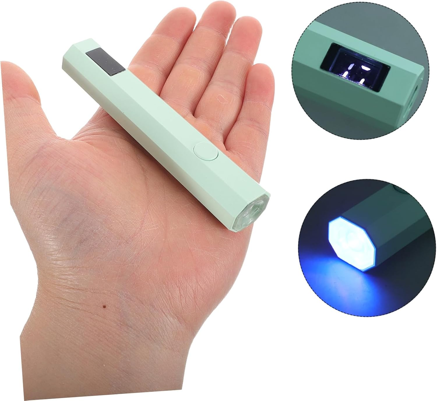 Mikinona Portable Rechargeable Mini Nail Lamp Cordless Handheld Gel Nail Dryer Quick Drying and Salon Use with Compact Travel Friendly Design image number 6