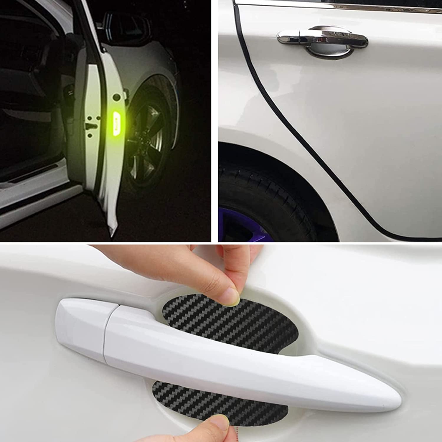 Car Door Edge Guards Strip 33Ft(10M) Universal Rubber U Shape Edge Trim Car Door Edge Protection Seal Lining No Glue, Car Door Edge Protector Anti-Collision for Sedan, Trucks, SUV, ATV, Boats image number 2