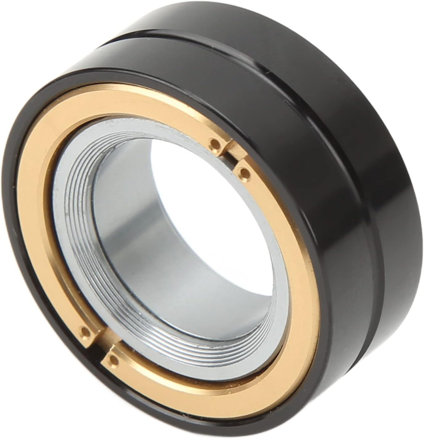 Metal Rings Fidget Toy, Adults Fidget Ring Toy, round Shape Long Lasting Magnetic Rings Fidget Toy, Relief Stress Fingertip Fidget Ring Toy for Adult Men Outdoor image number 6