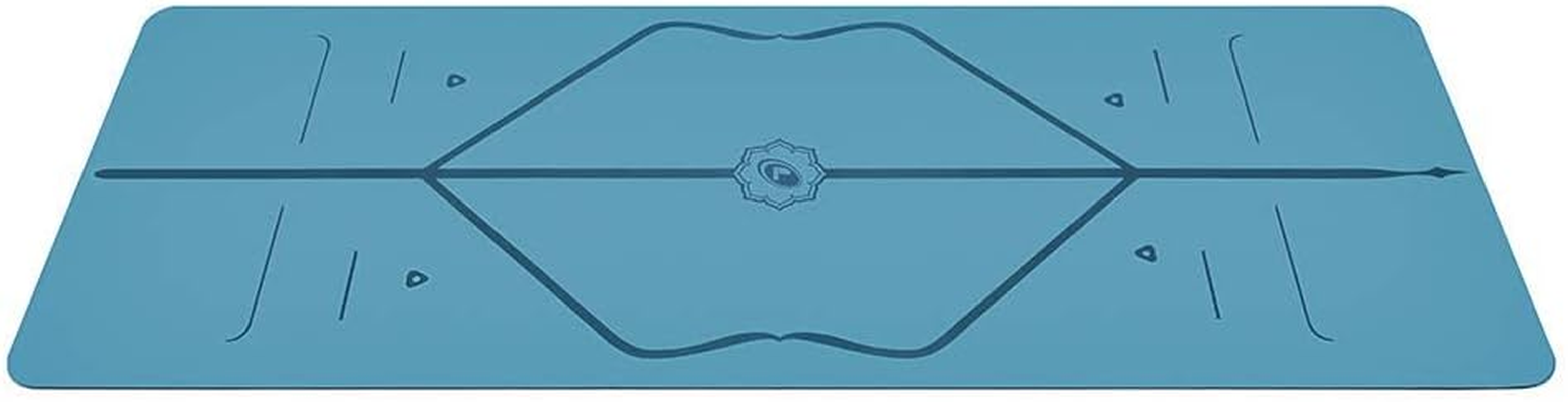 Liforme Original Yoga Mat &ndash; Free Yoga Bag Included - Patented Alignment System, Warrior-Like Grip, Non-Slip, Eco-Friendly and Biodegradable, Sweat-Resistant, Long, Wide, 4.2Mm Thick Mat for Comfort image number 1