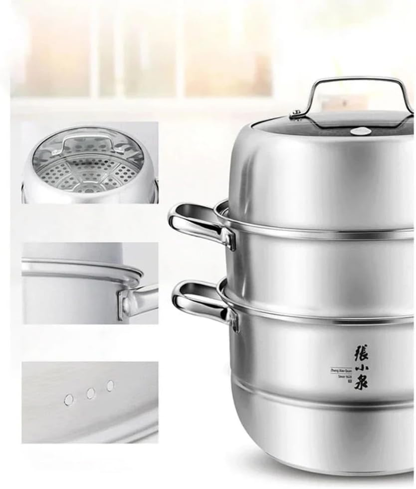Zhang Xiao Quan Stainless Steel 3-Tier Steamer, 28 Cm Size image number 2