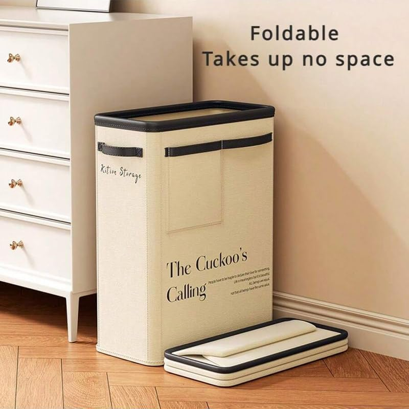 AIMALL Large Yoga Storage Basket with Wheels, 20.47"X15.35"X7.87" Foldable Storage Box for Home Gym Equipment and Sundries, Waterproof Fabric Organizer with Handles