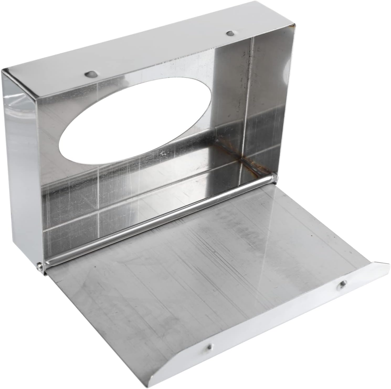 Alipis Modern Mirror Paper Box Tissue Storage Box Steel Frame Tissue Paper Holder image number 1