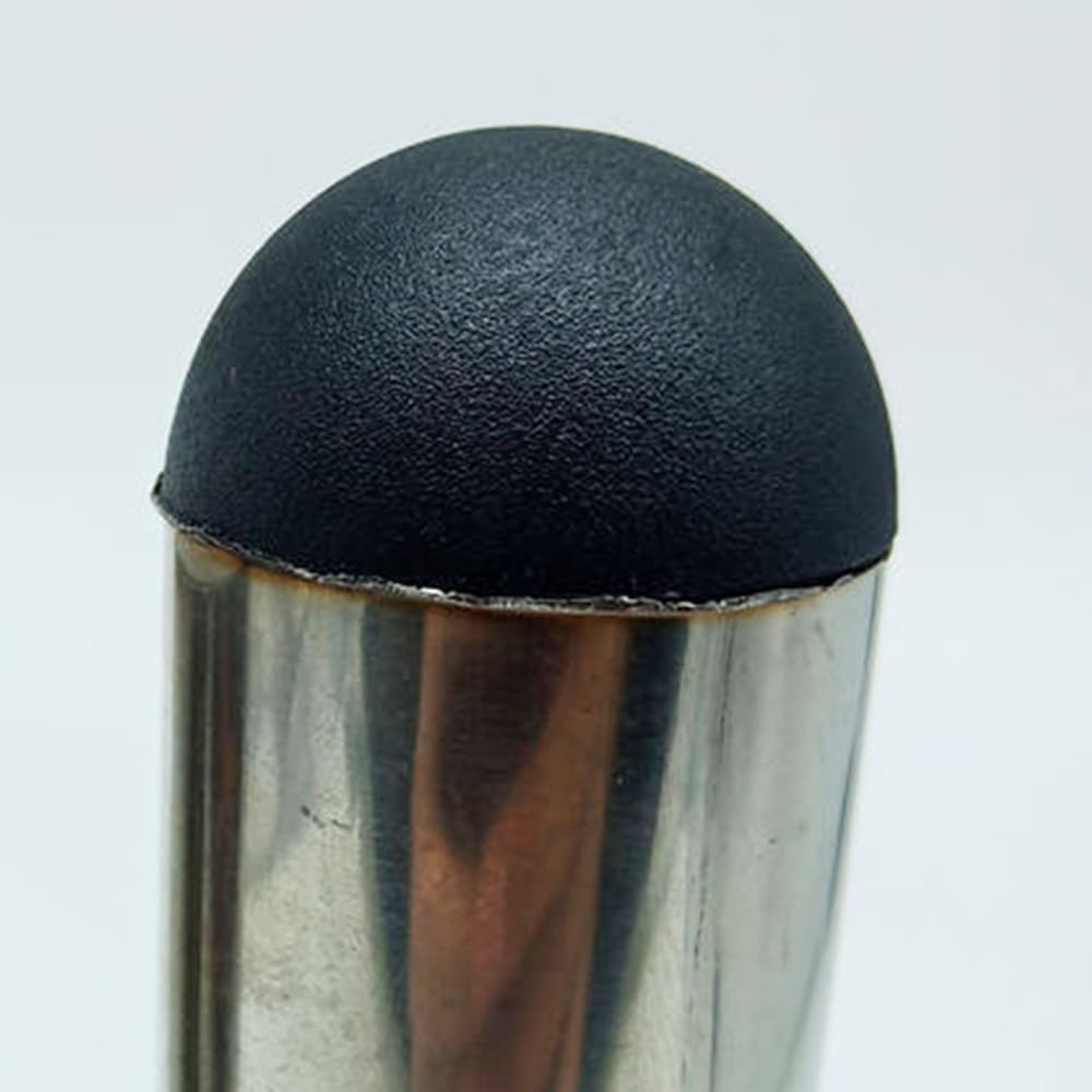 Round Plastic End Plugs, 20Pcs Chair Leg End Caps Pipe Tube Inserts Floor Protectors for Tables, Beds, Chairs (Black 25Mm) image number 4