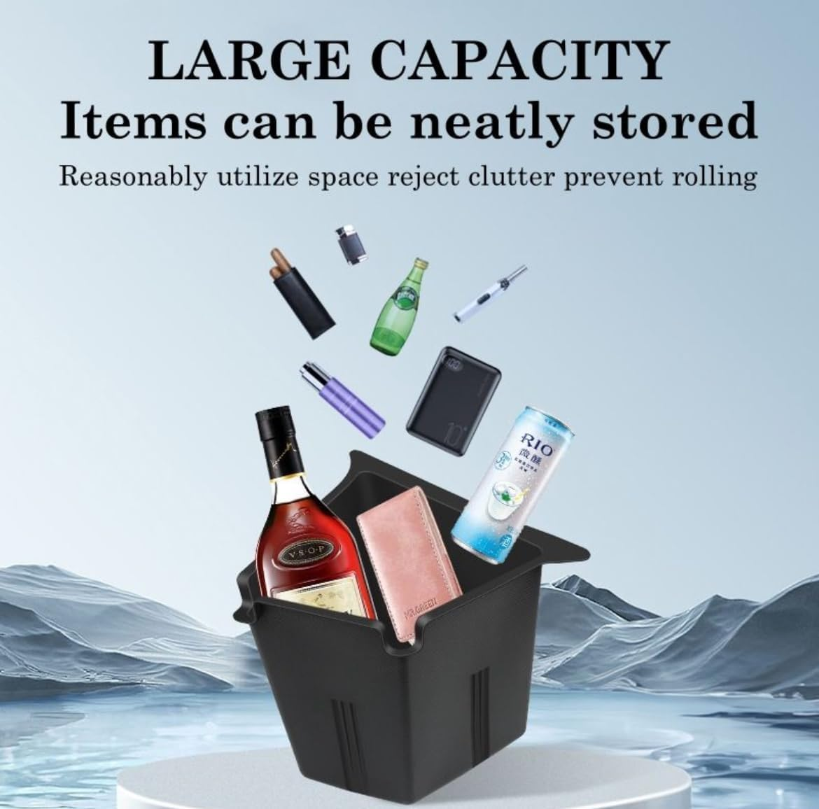 Tesla Model Y Accessory 2024 Australia Rear Trunk/Boot Organizer Storage Boxes with Lids, Side Storage Bins for Tesla Model Y Accessories 2021-2024 High-Quality, Easy Installation. image number 3