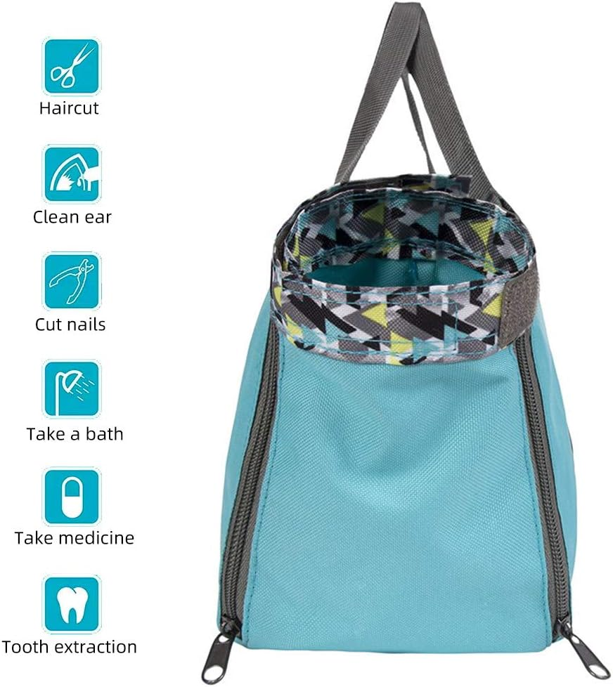 Cinf Cat Nail Clipping Cleaning Grooming Restraint Bag No Scratching Biting for Bathing Nail Trimming Injecting Examining image number 5