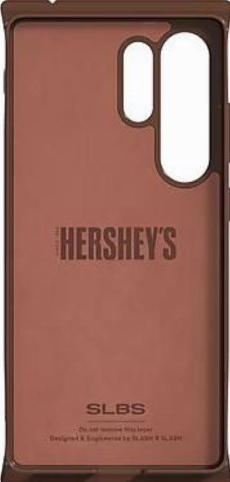 Designed for Samsung SBS Hershey'S Milk Chocolate Snack Case for Galaxy S25 Ultra, Iconic Chocolate Bar Design, Bumper Case, Brown