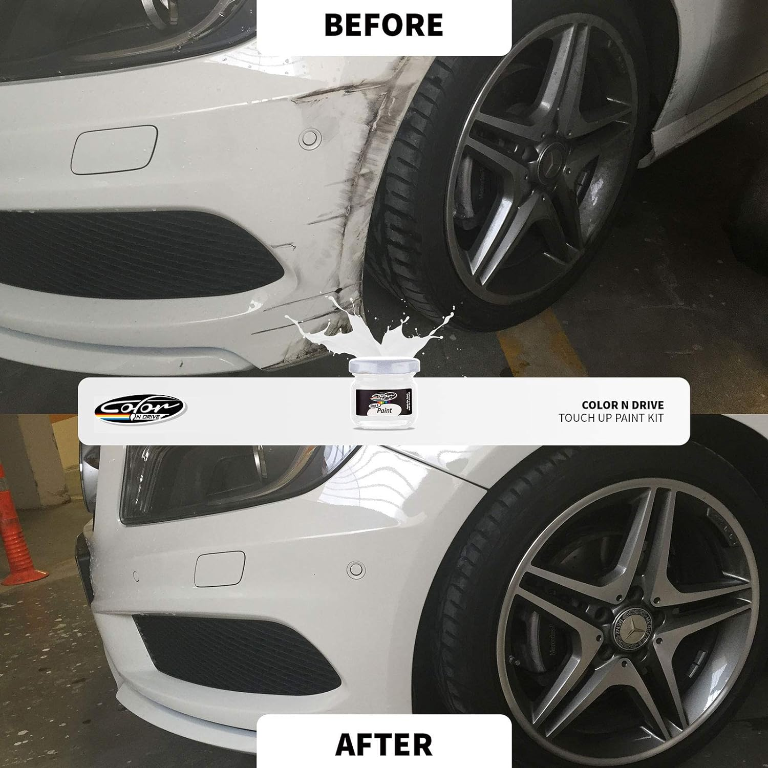 Color N Drive for Nissan Automotive Touch up Paint | KAD - Grey Met/Graphite Shadow Met/Gun Met | Paint Scratch Repair, Exact Match Guarantee - Pro image number 5