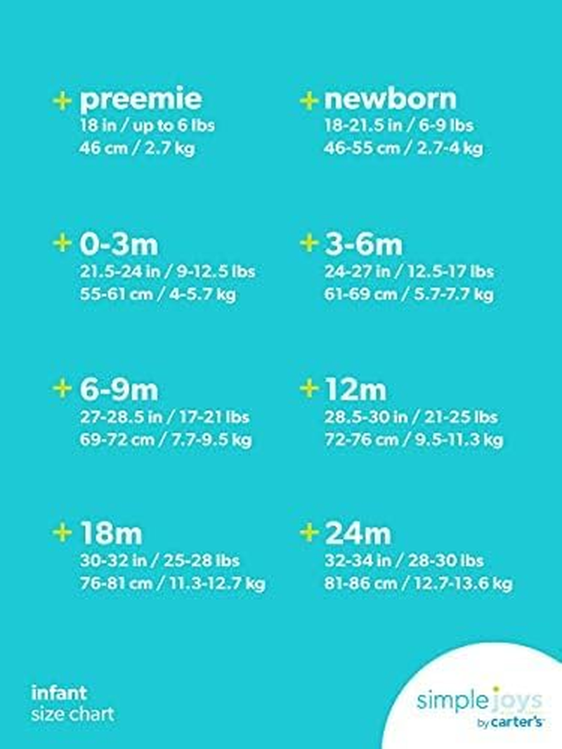 Simple Joys by Carter'S Unisex Babies' 8-Piece Towel and Washcloth Set, Multipacks