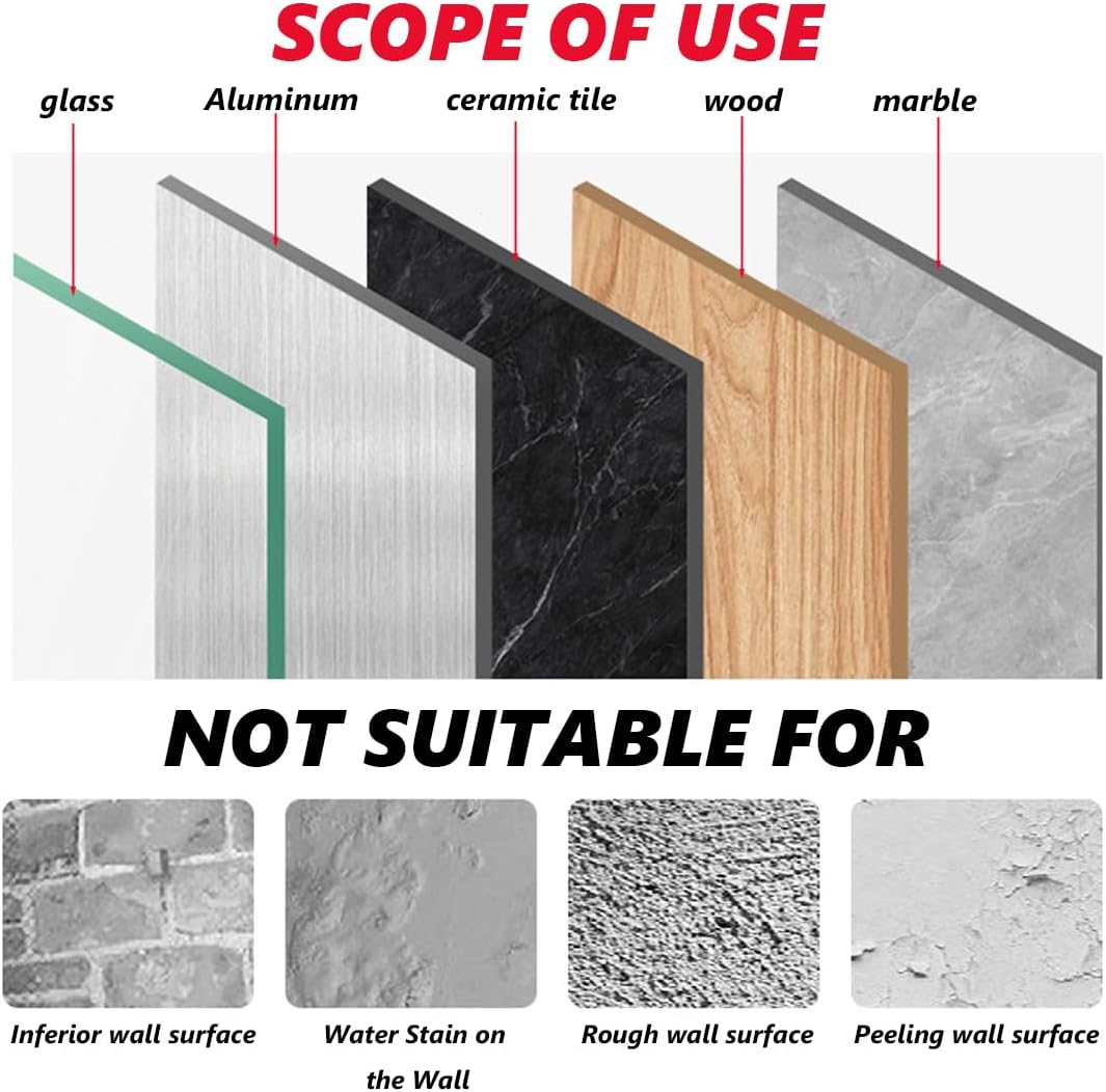 Pack of 20 Double-Sided Replacement Adhesive Pads, Compatible with Needit Park Lite Parking Disc, 3M Heat Resistant Strong VHB Sticker Tape Parking Meter Adhesive Pad Set for Windscreen image number 1