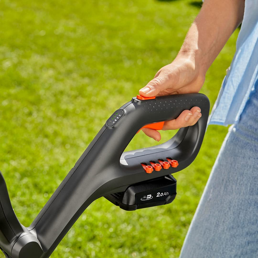 Gardena Battery Trimmer Comfortcut 23/18V P4A - 2.5Ah Battery and Charger Included Silver/Black/Turquoise/Orange 14701-52 image number 3