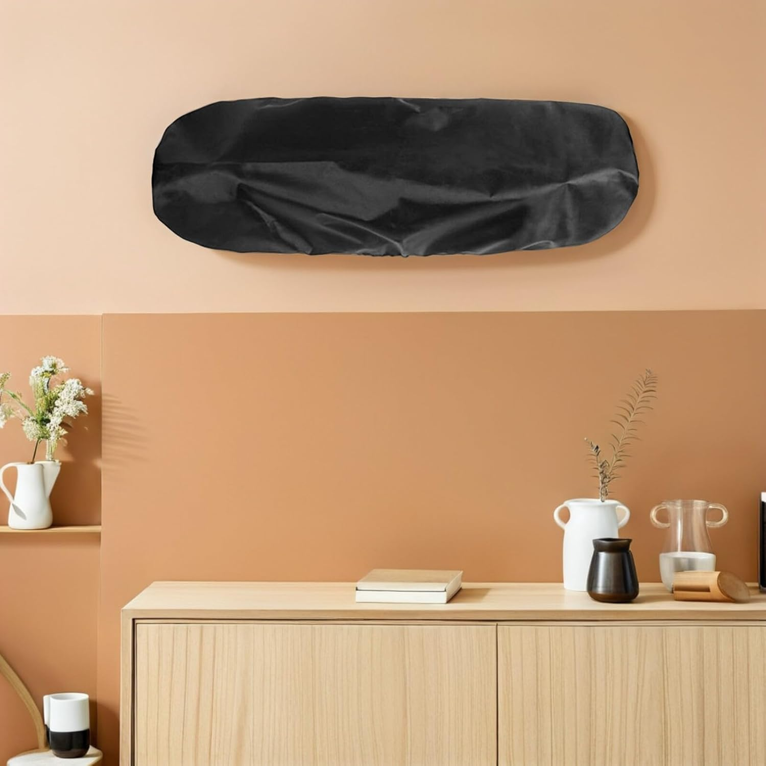 TIDTALEO Oxford Patio Heater Cover Compact Portable Outdoor Heater Protector with Elastic Drawstring for Wind and Rain Resistance Black image number 5