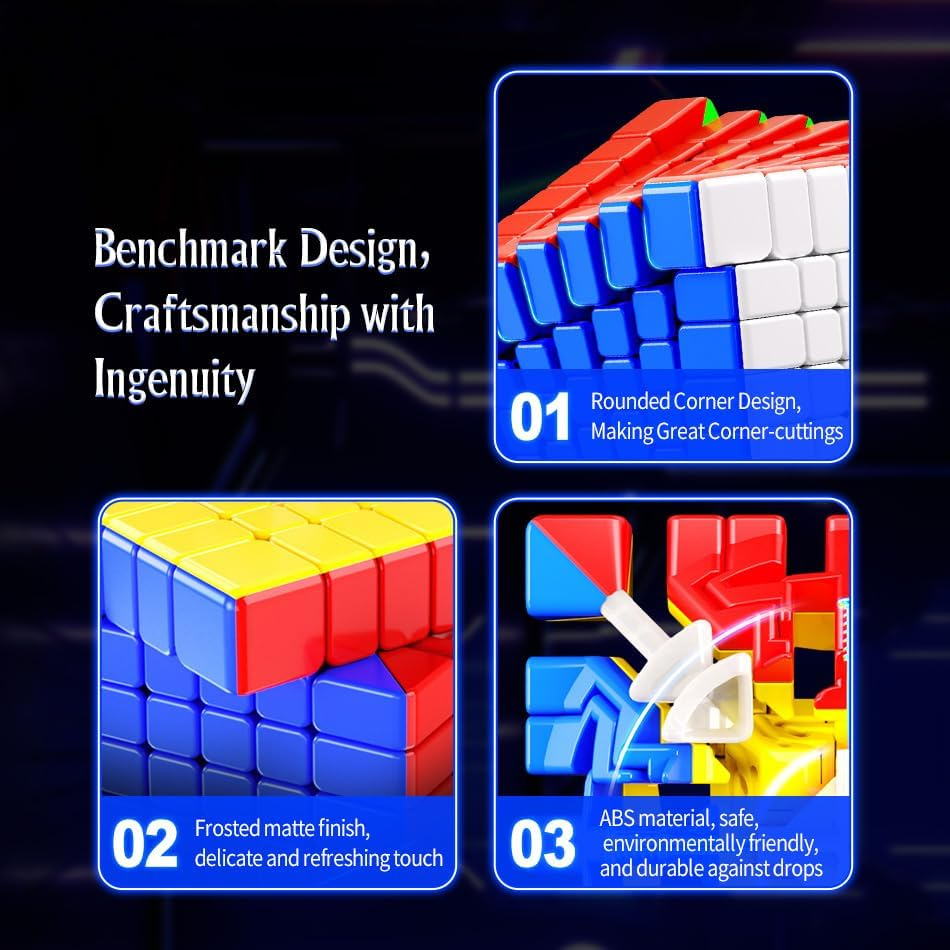 Willking Moyu Meilong 7X7 M V2 Magnetic Speed Cube MFJS 7M 7X7 Puzzle Cube Stickerless Cubing Classroom 7X7 M Speed Toys image number 3