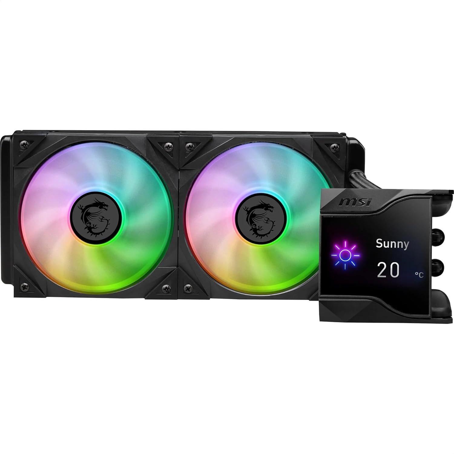 MSI MPG CORELIQUID D240 60Mm Liquid Cooler CPU, 2 X 120Mm ARGB Fans, Anti-Evaporation Tubing, GI Cooling - Compatible with AMD and Intel Sockets image number 5