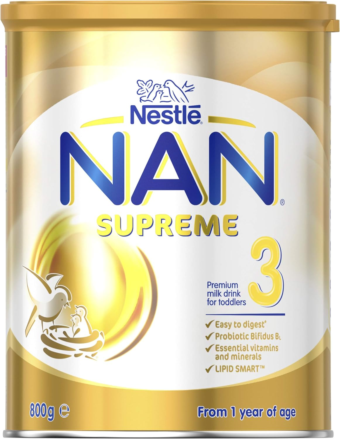 NESTLE NAN SUPREME 3, Toddler 1+ Years Milk Formula, 800G image number 3