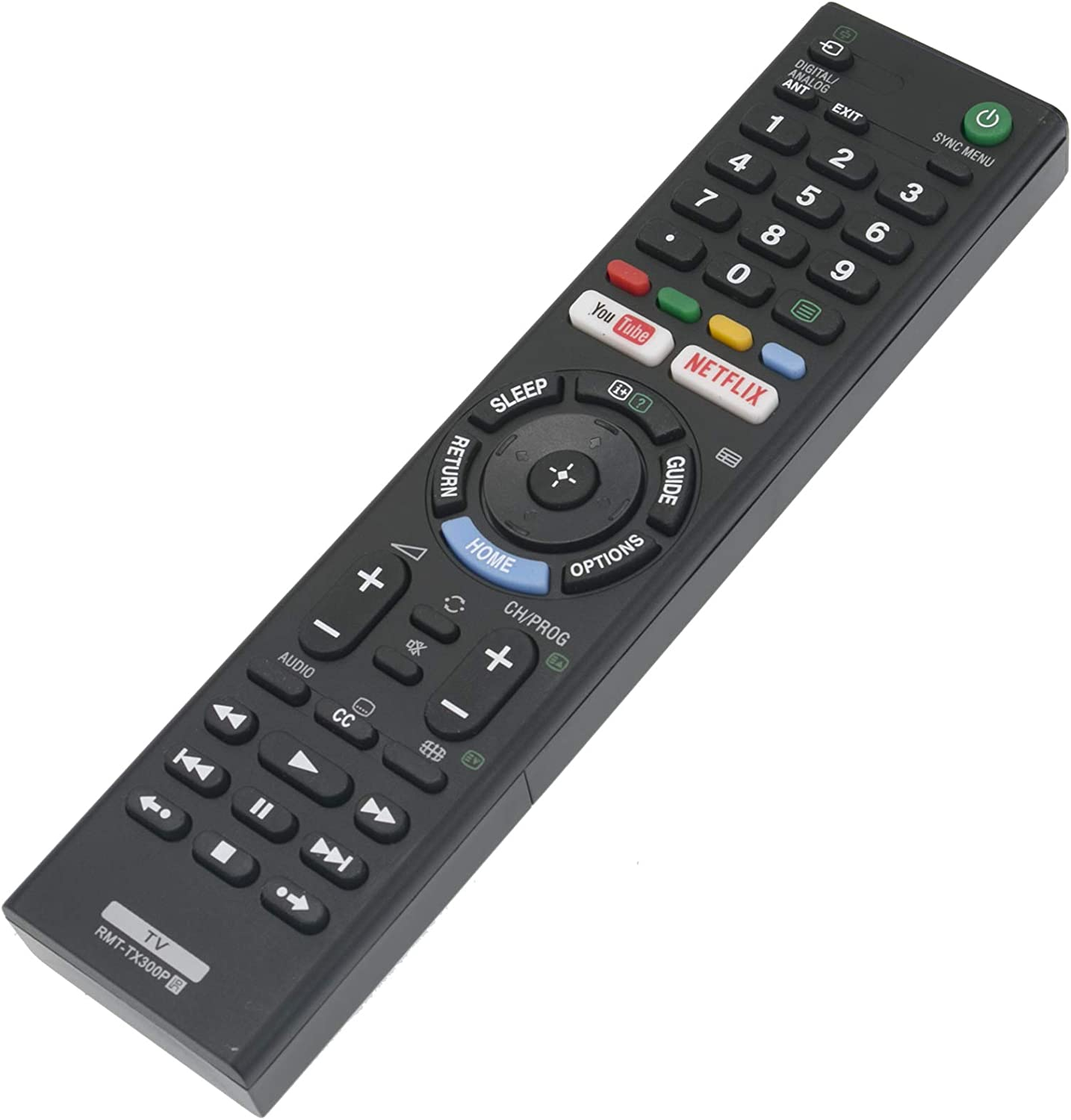 New RMT-TX300P Remote Control Fit for Sony Bravia LCD LED TV KD-43X7000E KD-43X7000F KD-43X7007E KD-43X7007F KD-49X7000E KD-49X7000F KD-49X7007E KD-49X7007F KD-55X7000E KD-55X7000F KD-55X7007E