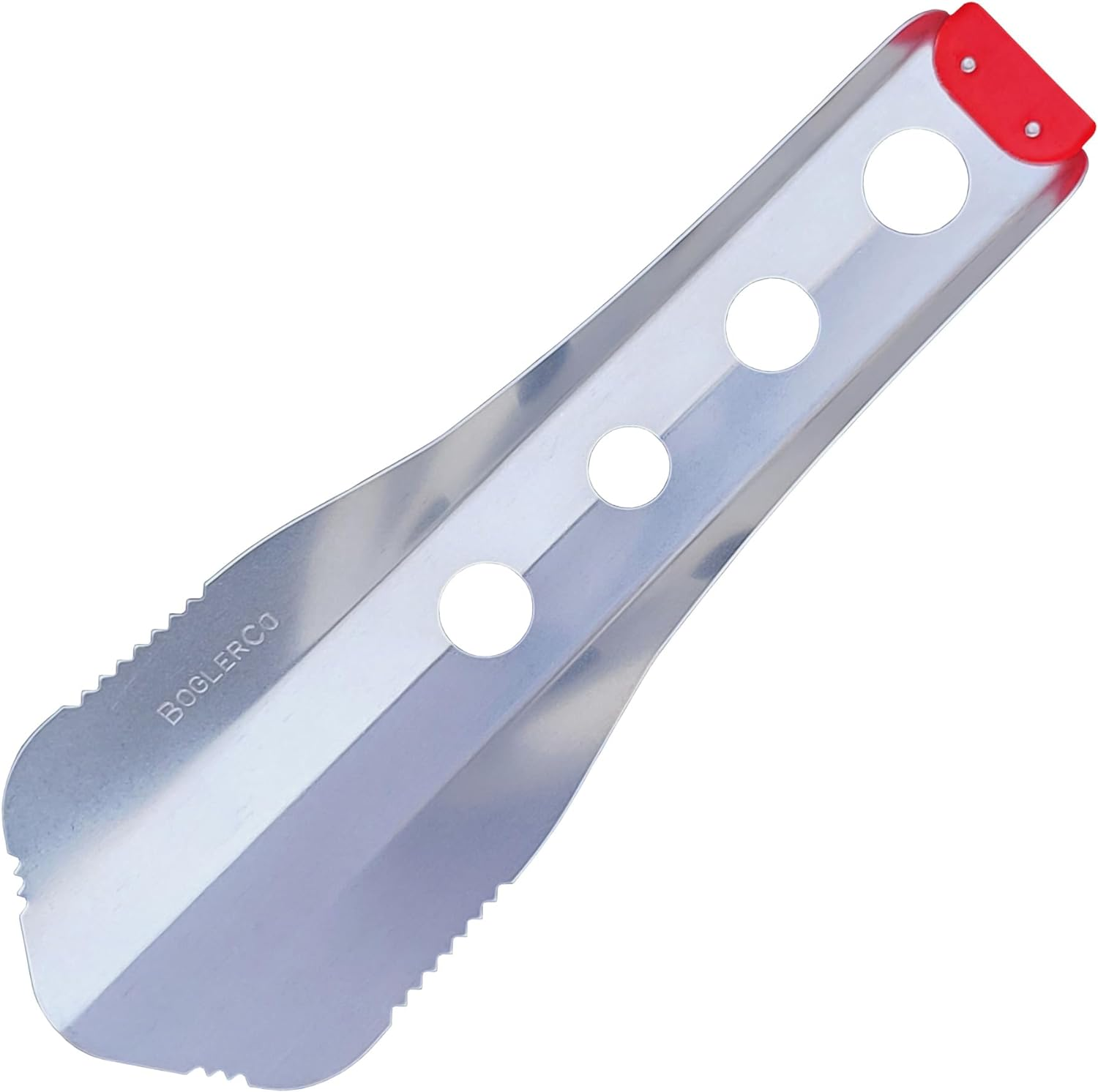 Ultralight Backpacking Trowel, 0.48 Oz (13.5G) Red - Blue image number 3