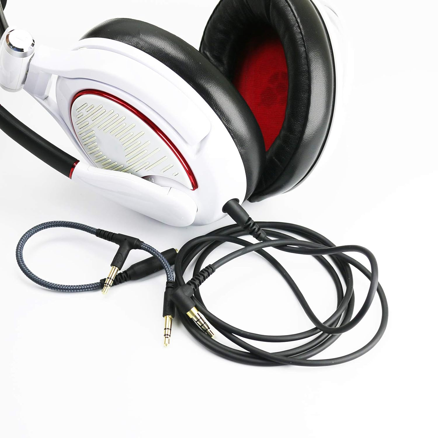 Newfantasia Replacement Audio Cable Compatible with Sennheiser Game Zero, Game ONE, PC373D, PC37X, GSP350, GSP500, GSP600 Gaming Headsets 1.2M/4Ft image number 1