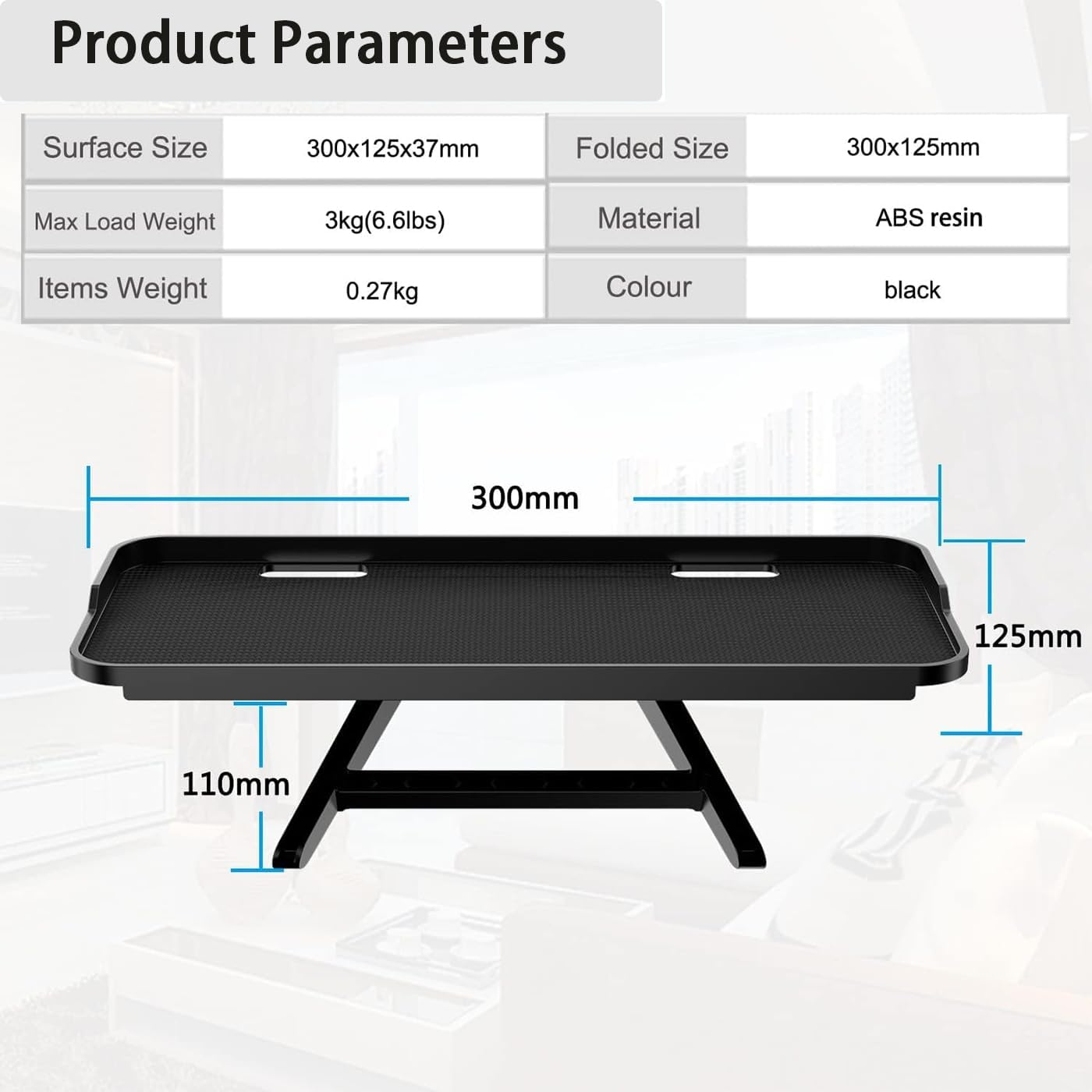 2 Pack Adjustable TV Top Shelf Screen Shelf Monitor Top Shelf TV Top Storage Bracket Computer Screen Shelf for Media Boxes, Game Console, Router and Camera Frames Remote (30 X 12.5 Cm) image number 4