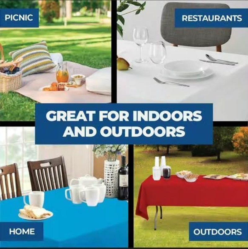 Tootoo 1PK Wedding Party Table Cover Cloth Plastic Table Cloth Birthday Random 7 Colour