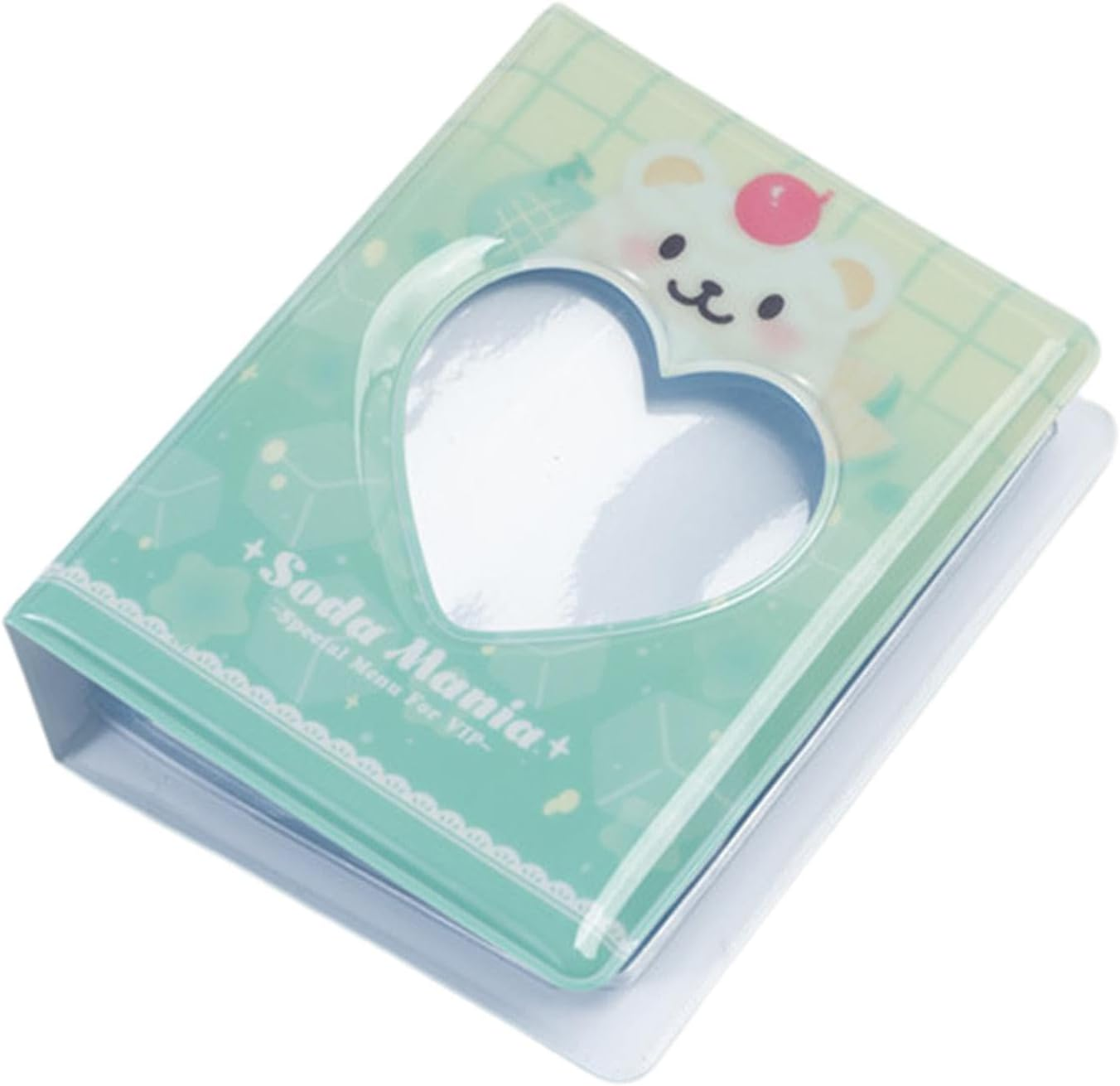 Colaxi 3 Inch Photocard Holder Book, Mini Photo Album, Mini Picture Album Collectbook Photocard Binder, Binder Photocard for Game Cards Train Ticket, Style B