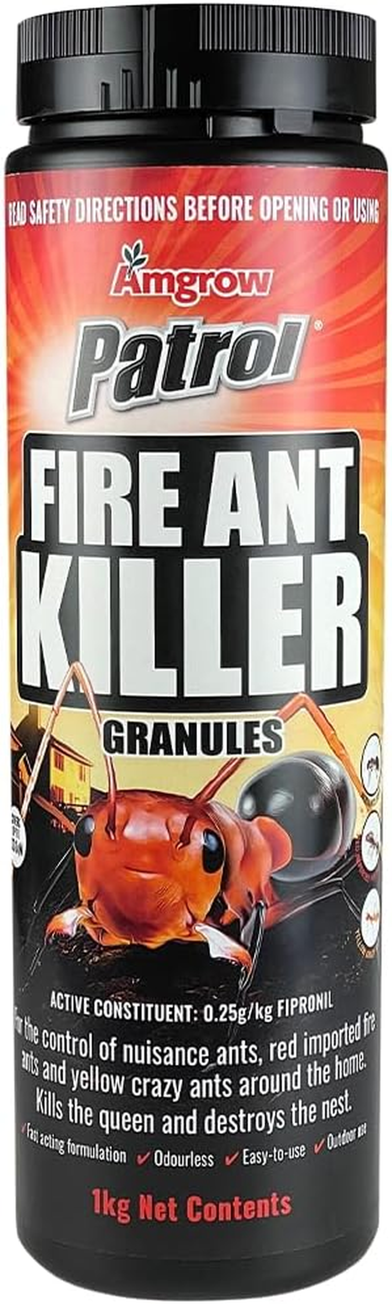 Amgrow Patrol Fire Ant Control Granules 1 Kg