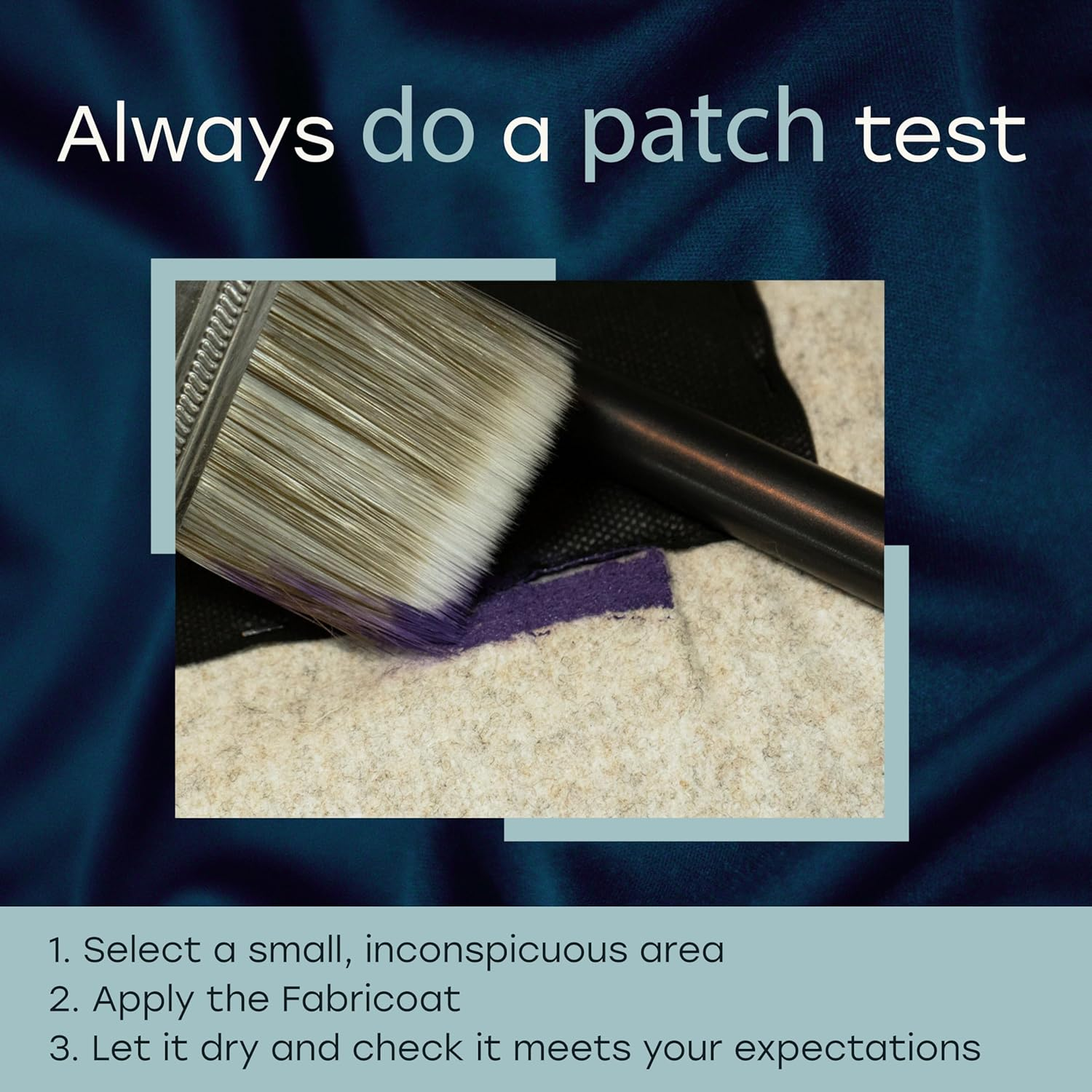 Fabricoat Fabric Paint &ndash; Restore or Change the Colour of Any Fabric - Paint Directly onto Fabric - Transform Anything &ndash; Sofas, Lampshades, Car Interiors (250Ml, Dark Grey) image number 2